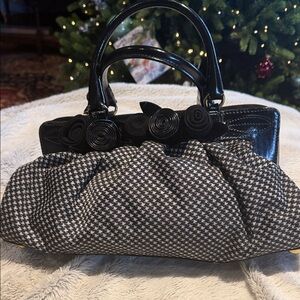 VALENTINO GARAVANI Black and White  Women's Handbag